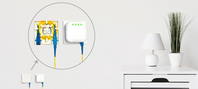 è²»ç¨å¹æã大ãããç°¡åãªFTTHããã³FTTBã®ããã®å°åONU XPON ONT 1GEã¹ãã¼ããªGPON ONU QF-XS101S